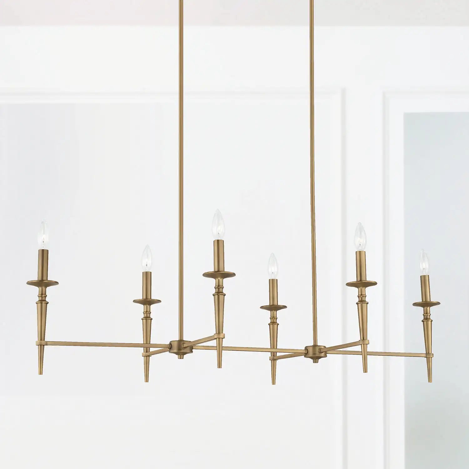 CAPITAL LIGHTING, ABBIE LINEAR CHANDELIER, LINEAR LIGHT