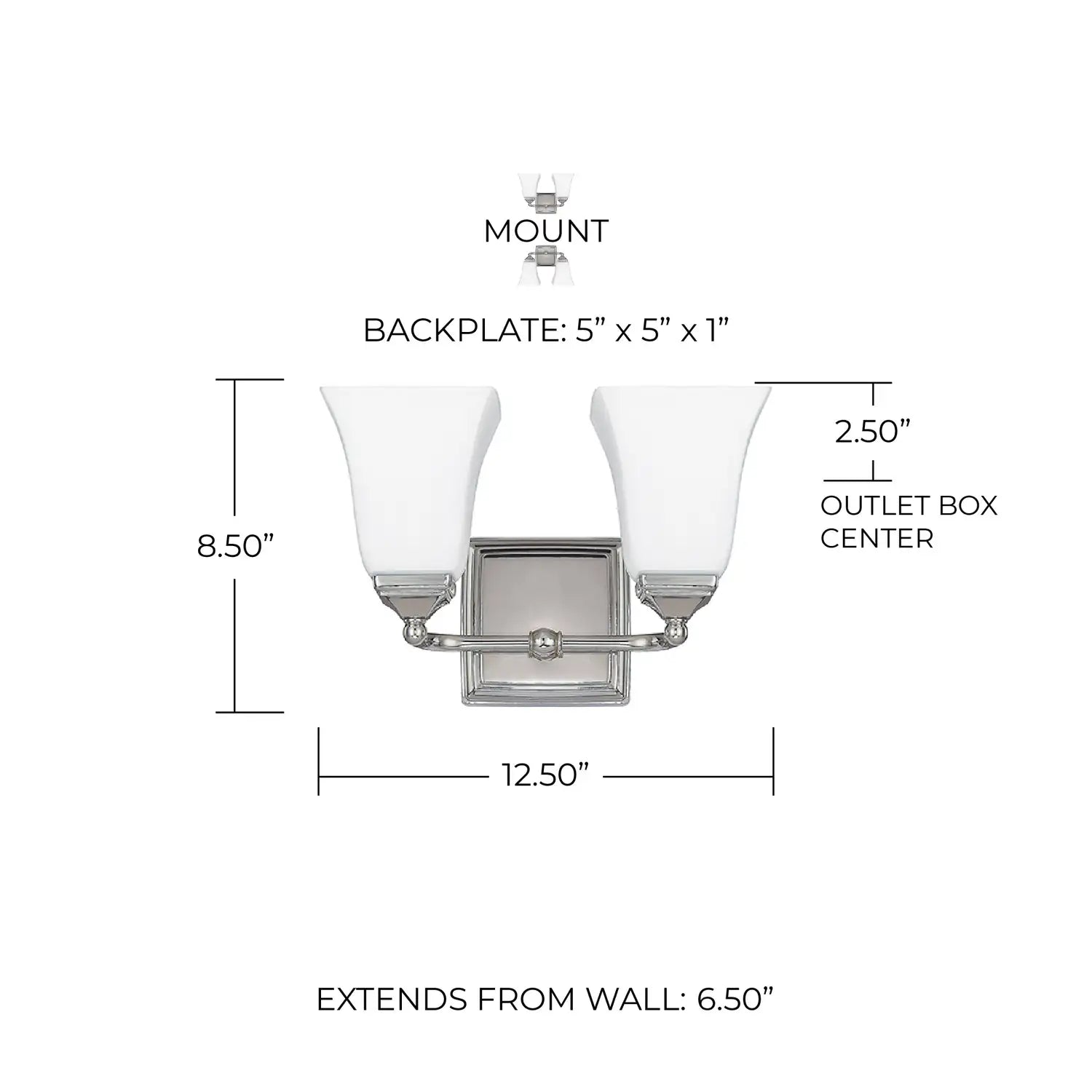 CAPITAL LIGHTING, CADE VANITY, VANITY LIGHT