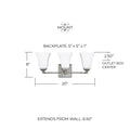 CAPITAL LIGHTING, CADE VANITY, VANITY LIGHT