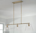 CAPITAL LIGHTING, BAKER LINEAR CHANDELIER, LINEAR LIGHT