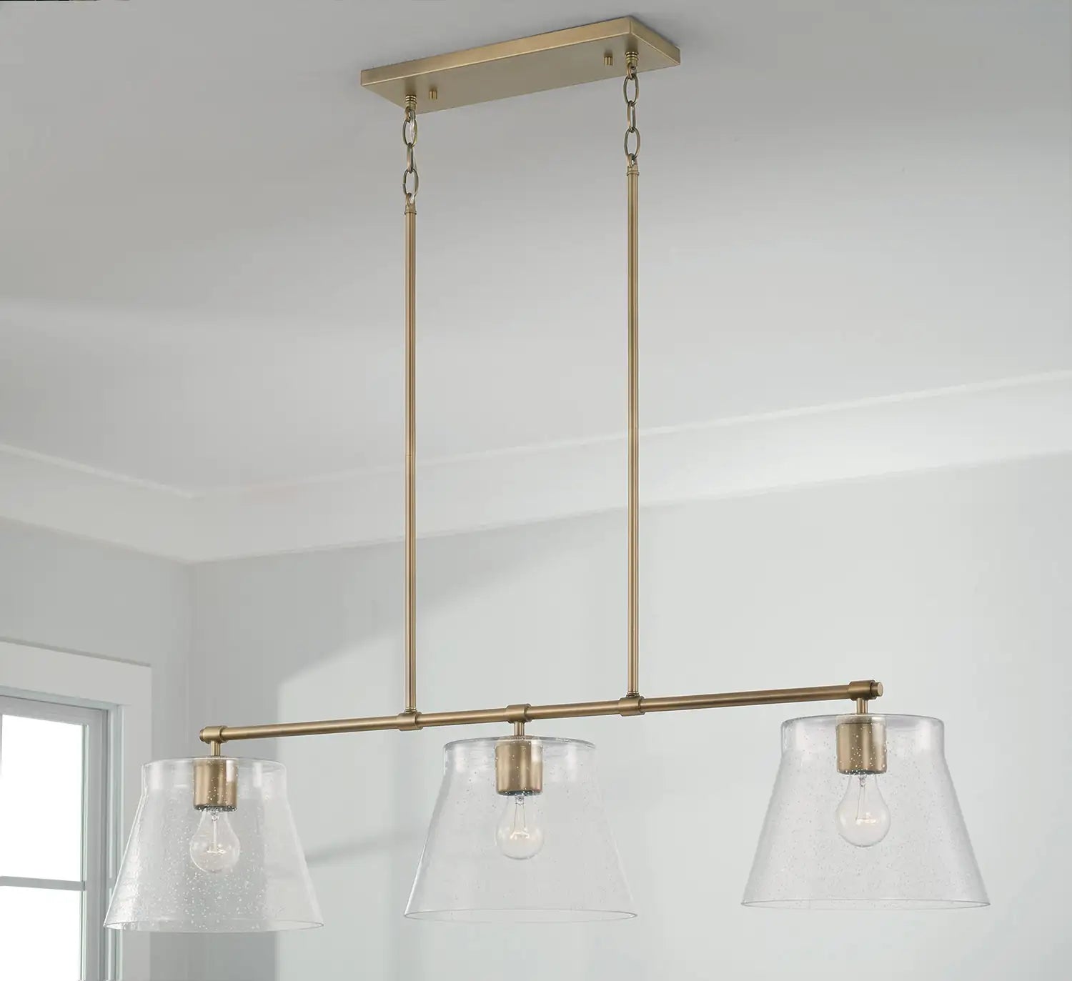 CAPITAL LIGHTING, BAKER LINEAR CHANDELIER, LINEAR LIGHT