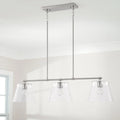 CAPITAL LIGHTING, BAKER LINEAR CHANDELIER, LINEAR LIGHT