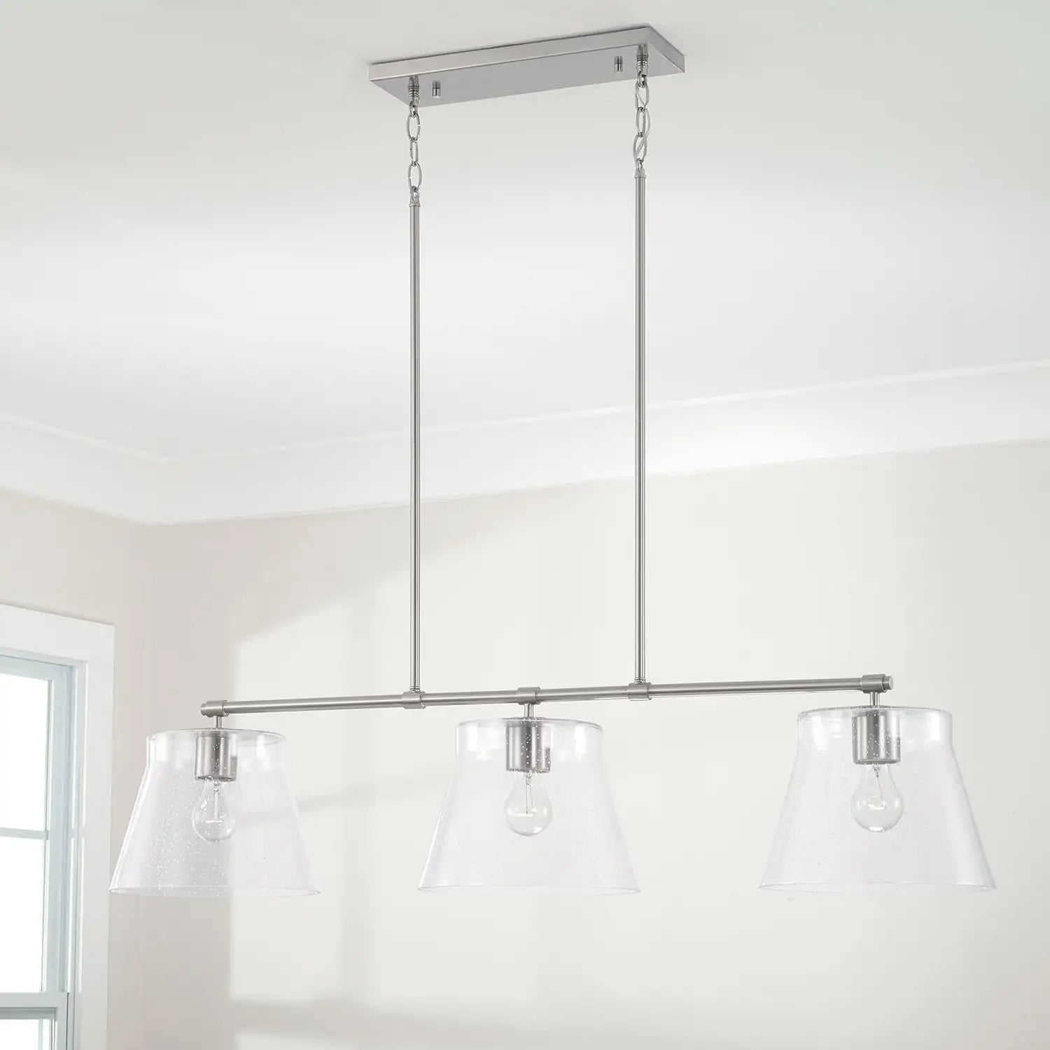 CAPITAL LIGHTING, BAKER LINEAR CHANDELIER, LINEAR LIGHT