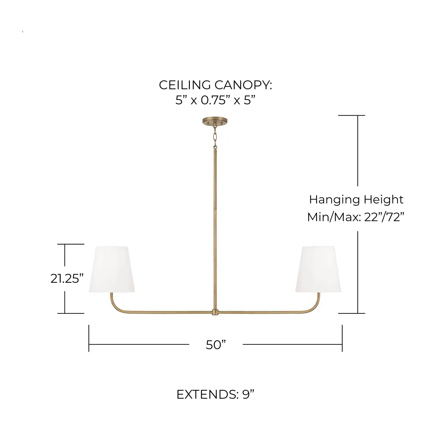 CAPITAL LIGHTING, BRODY LINEAR CHANDELIER, LINEAR LIGHT