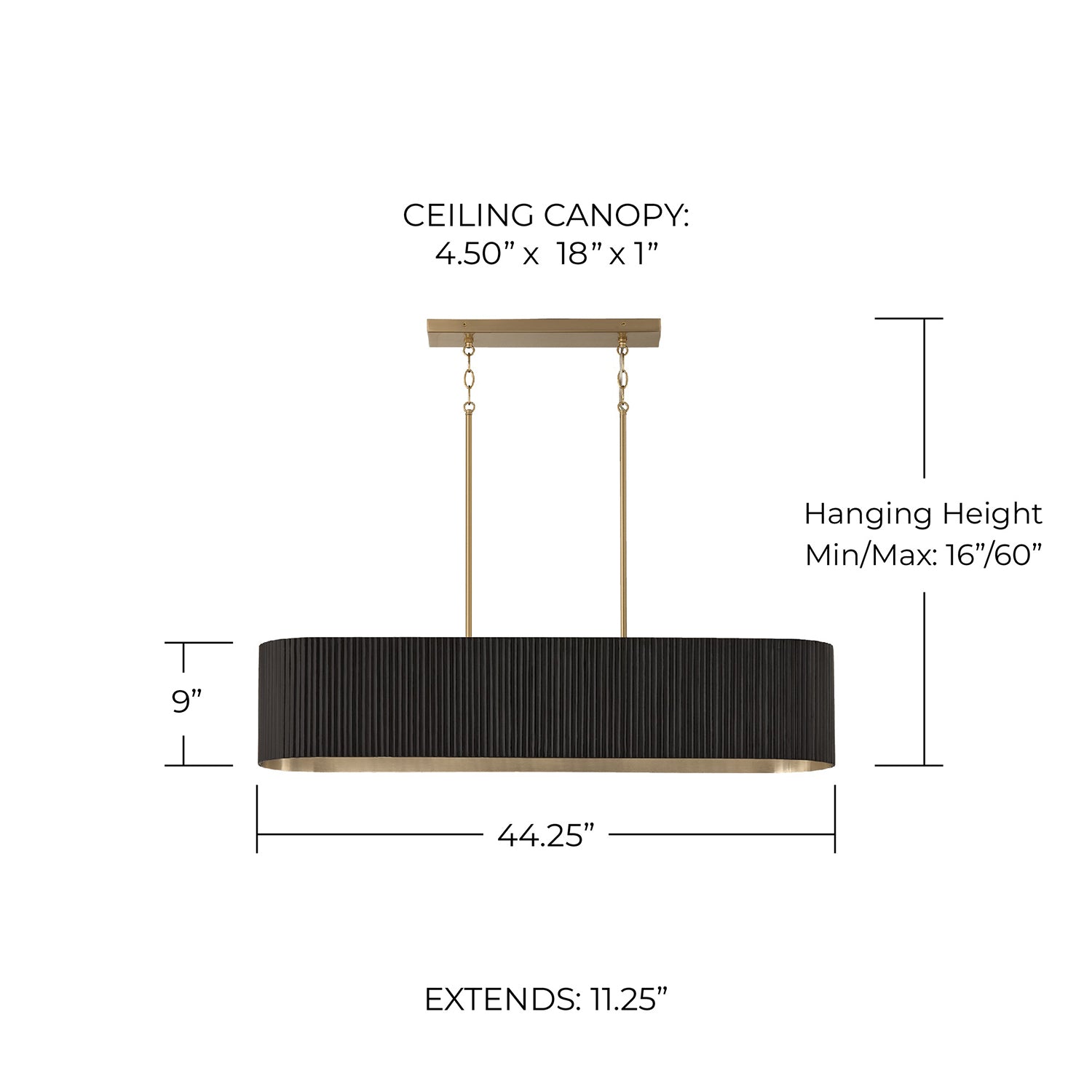 CAPITAL LIGHTING, DONOVAN ISLAND, LINEAR LIGHT FIXTURE