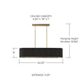 CAPITAL LIGHTING, DONOVAN ISLAND, LINEAR LIGHT