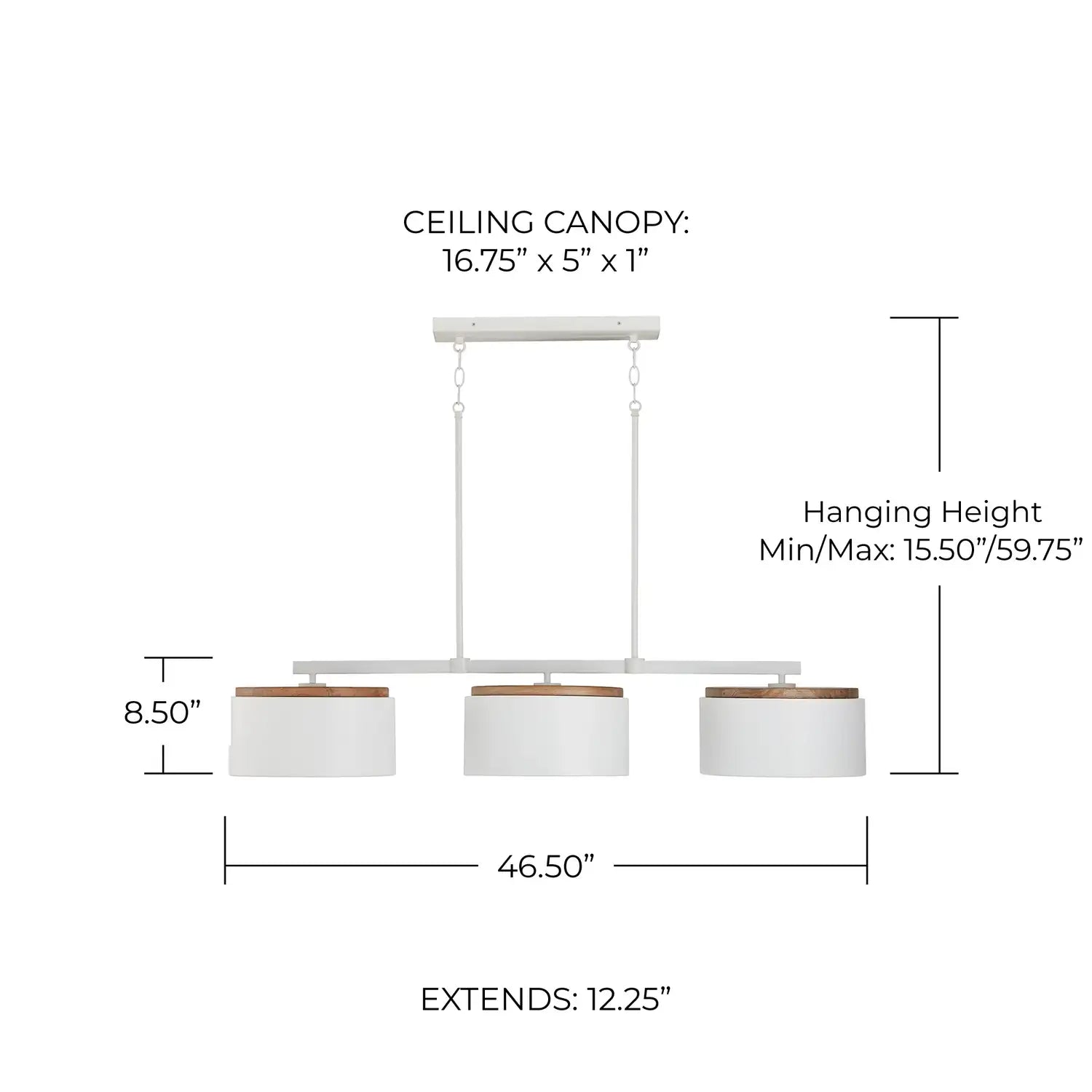CAPITAL LIGHTING, LIAM LINEAR CHANDELIER, LINEAR LIGHT