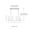 CAPITAL LIGHTING, AVERITT ISLAND, LINEAR LIGHT