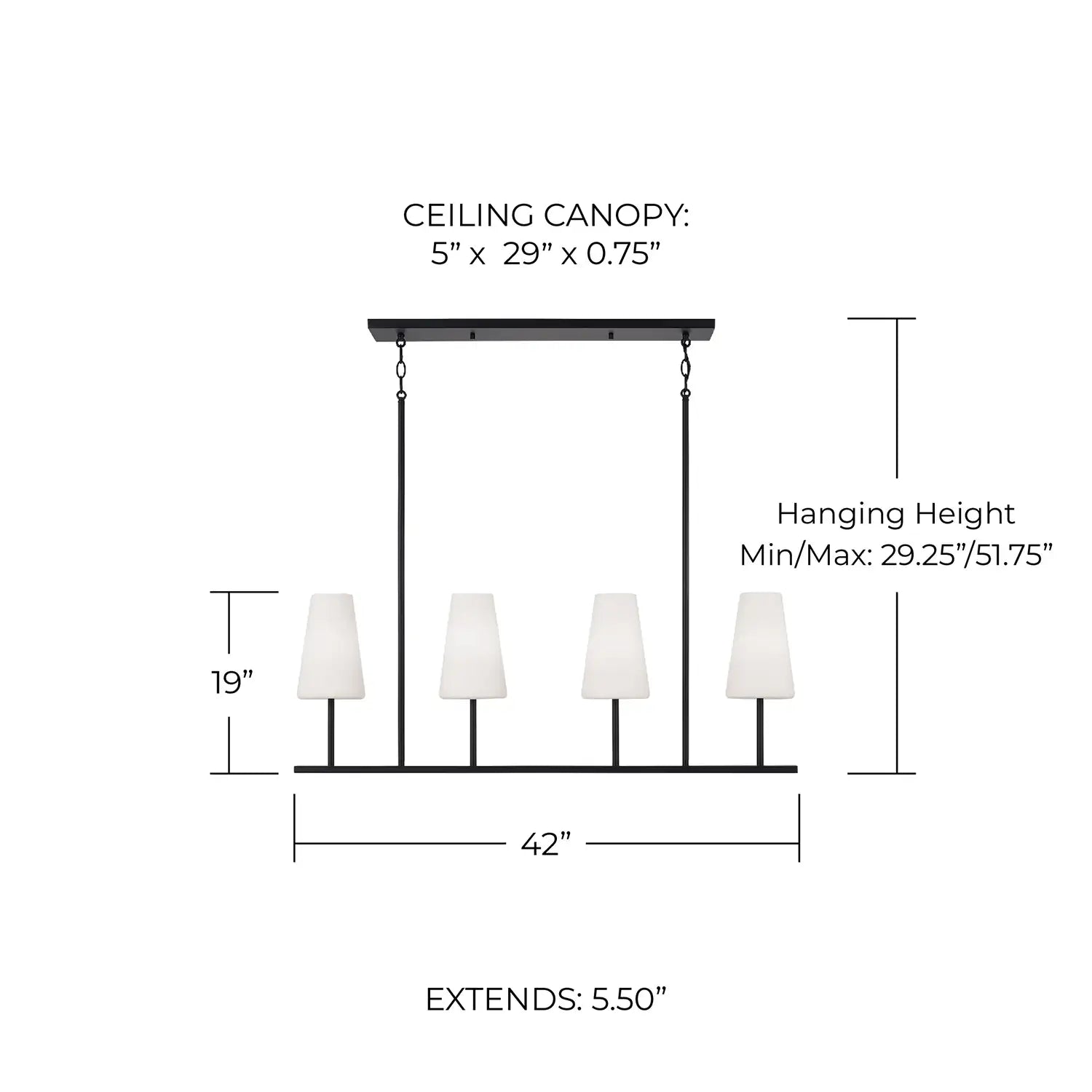 CAPITAL LIGHTING, AVERITT ISLAND, LINEAR LIGHT