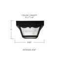 CAPITAL LIGHTING, OUTDOOR OUTDOOR FLUSH MOUNT, OUTDOOR CEILING LIGHT