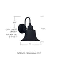 CAPITAL LIGHTING, BROCK OUTDOOR WALL-LANTERN, OUTDOOR WALL LIGHTS