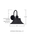 CAPITAL LIGHTING BROCK OUTDOOR WALL-LANTERN