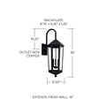 CAPITAL LIGHTING, ELLSWORTH OUTDOOR WALL-LANTERN, OUTDOOR WALL LIGHTS