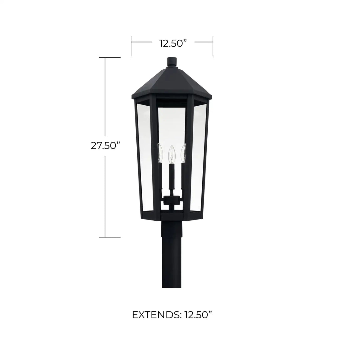 CAPITAL LIGHTING ELLSWORTH OUTDOOR POST-LANTERN - Post