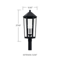 CAPITAL LIGHTING ELLSWORTH OUTDOOR POST-LANTERN - Post