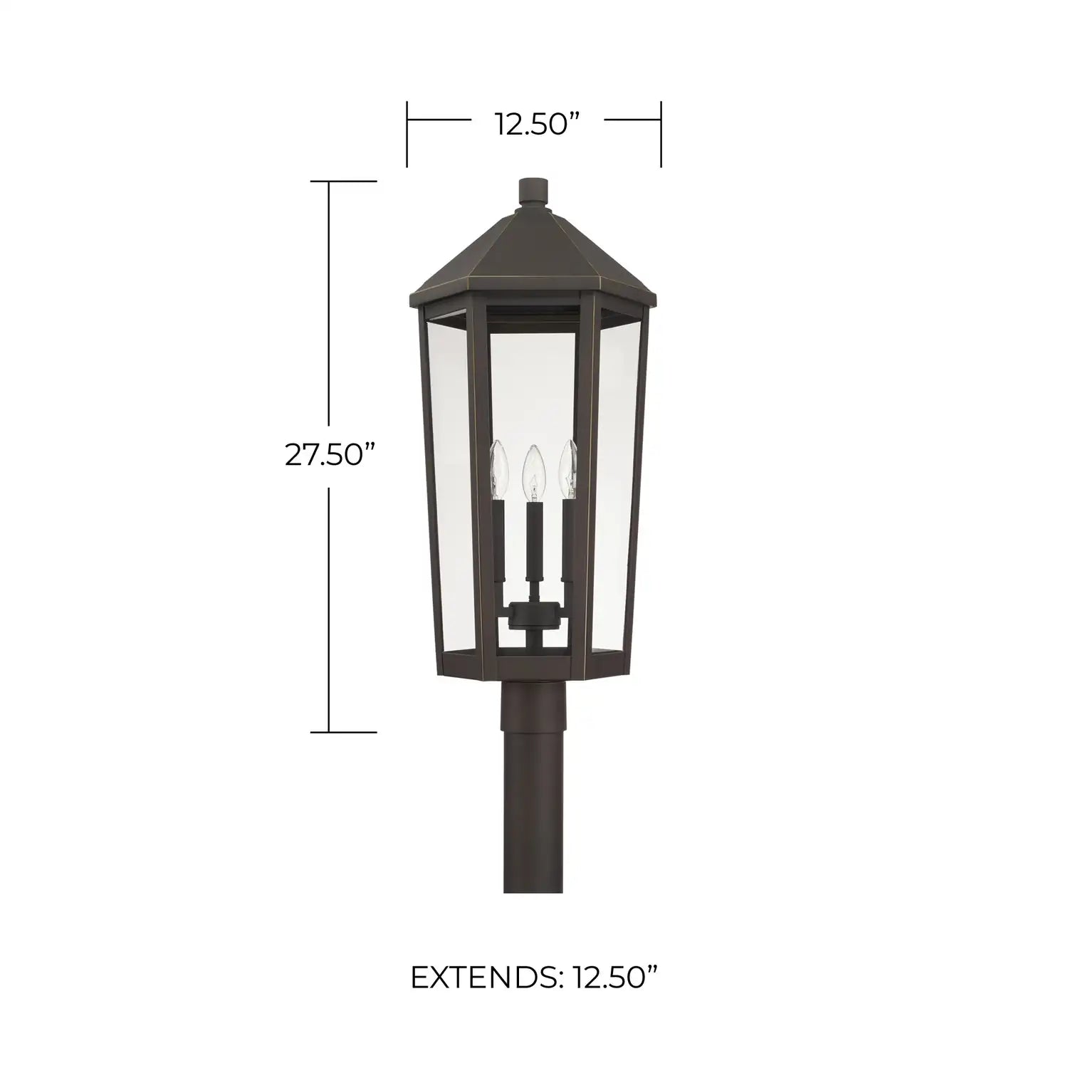 CAPITAL LIGHTING ELLSWORTH OUTDOOR POST-LANTERN - Post