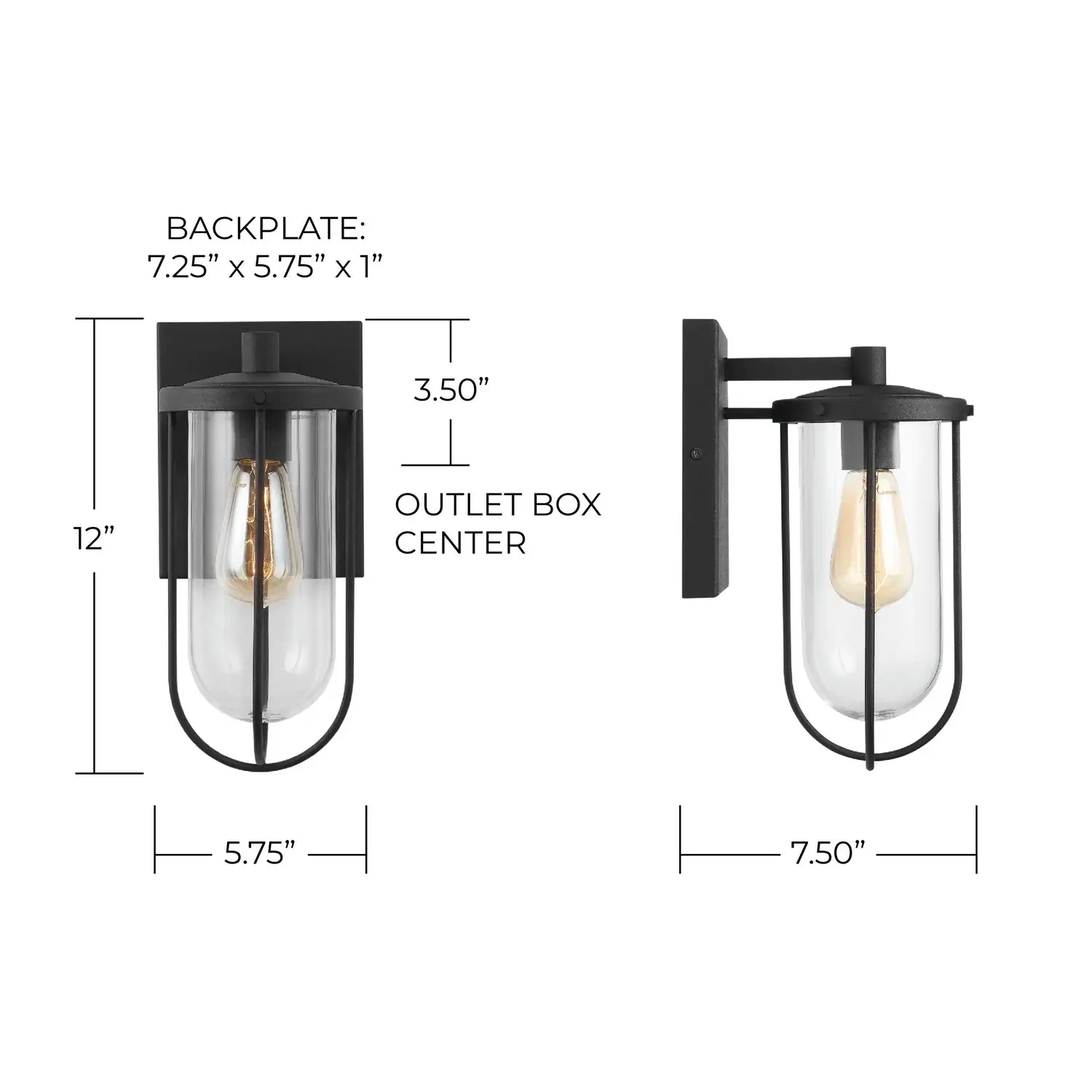 CAPITAL LIGHTING, CORBIN WALL MOUNT, OUTDOOR WALL LIGHTS