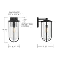 CAPITAL LIGHTING, CORBIN WALL MOUNT, OUTDOOR WALL LIGHTS