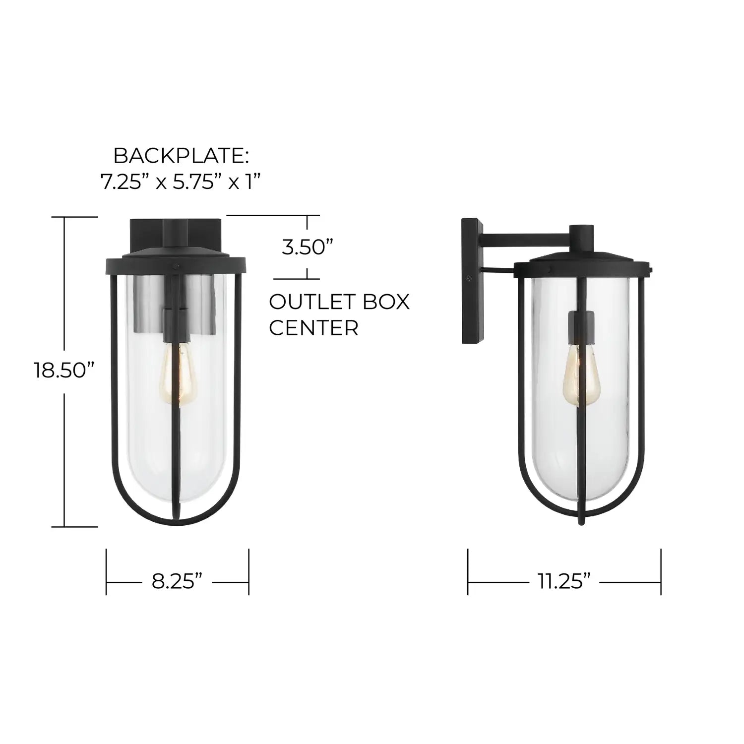 CAPITAL LIGHTING, CORBIN WALL MOUNT, OUTDOOR WALL LIGHTS