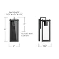 CAPITAL LIGHTING, HUNT OUTDOOR WALL-LANTERN, OUTDOOR WALL LIGHTS