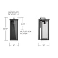 CAPITAL LIGHTING, HUNT OUTDOOR WALL-LANTERN, OUTDOOR WALL LIGHTS
