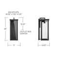 CAPITAL LIGHTING, HUNT OUTDOOR WALL-LANTERN, OUTDOOR WALL LIGHTS