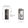 CAPITAL LIGHTING, HUNT WALL MOUNT, OUTDOOR WALL LIGHTS