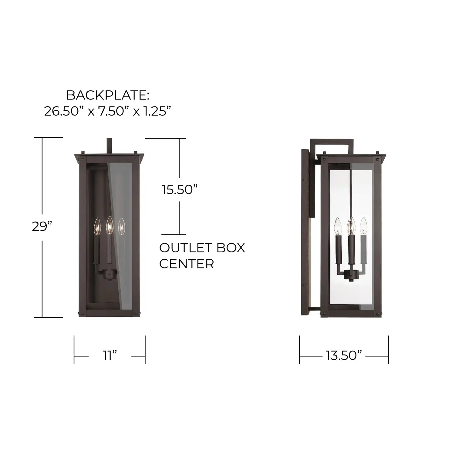 CAPITAL LIGHTING, HUNT WALL MOUNT, OUTDOOR WALL LIGHTS