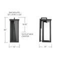 CAPITAL LIGHTING, HUNT OUTDOOR WALL-LANTERN, OUTDOOR WALL LIGHTS