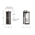 CAPITAL LIGHTING, HUNT WALL MOUNT, OUTDOOR WALL LIGHTS