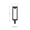 CAPITAL LIGHTING HUNT OUTDOOR POST-LANTERN - Post