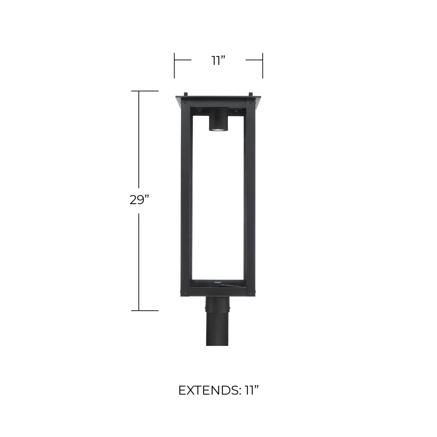 CAPITAL LIGHTING HUNT OUTDOOR POST-LANTERN - Post