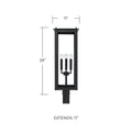 CAPITAL LIGHTING HUNT OUTDOOR POST-LANTERN - Post