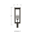 CAPITAL LIGHTING HUNT OUTDOOR POST-LANTERN - Post