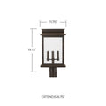 CAPITAL LIGHTING BOLTON OUTDOOR POST-LANTERN - Post