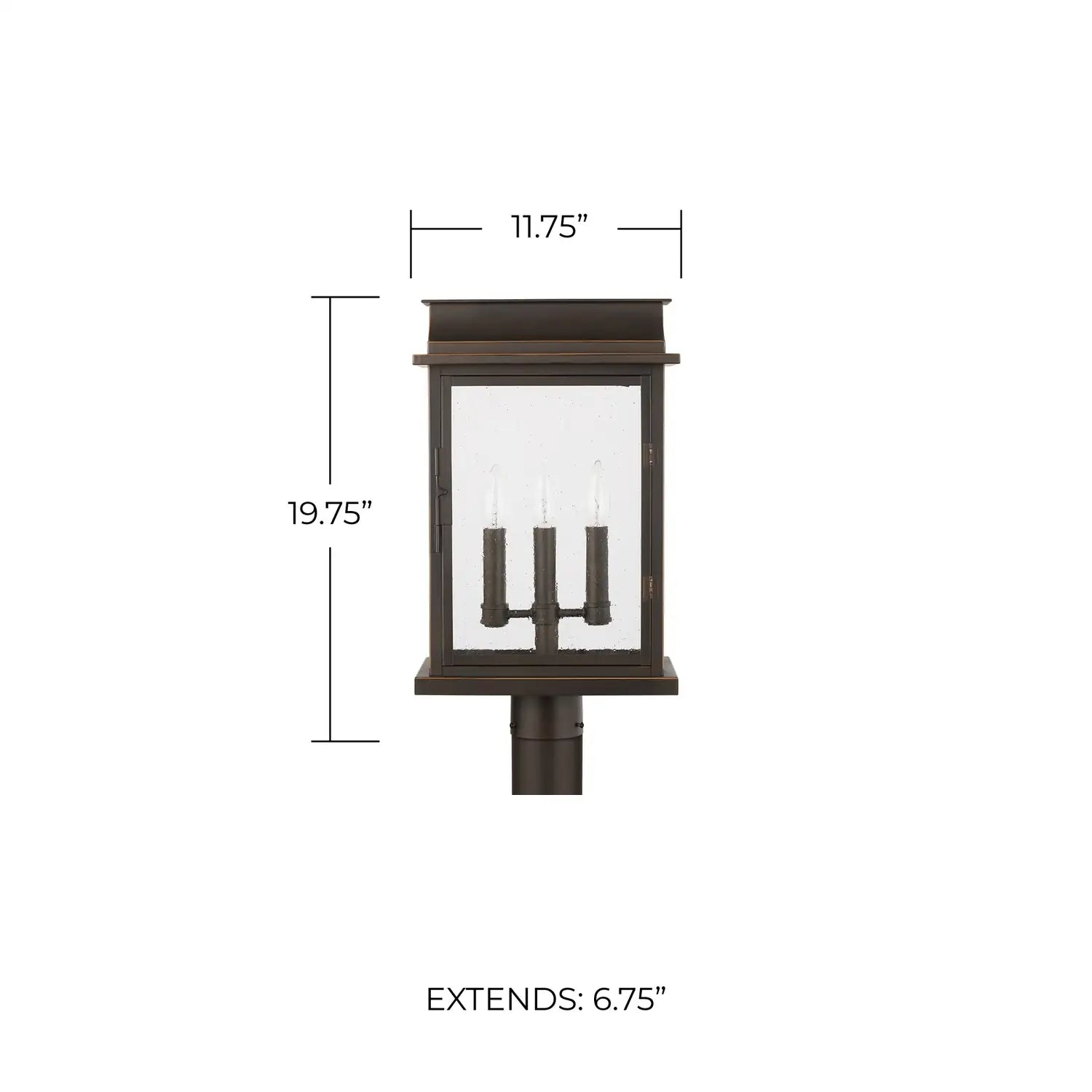 CAPITAL LIGHTING BOLTON OUTDOOR POST-LANTERN - Post