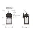 CAPITAL LIGHTING, SUTTER CREEK OUTDOOR WALL-LANTERN, OUTDOOR WALL LIGHTS