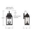 CAPITAL LIGHTING, SUTTER CREEK OUTDOOR WALL-LANTERN, OUTDOOR WALL LIGHTS