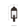 CAPITAL LIGHTING SUTTER CREEK OUTDOOR POST-LANTERN - Post