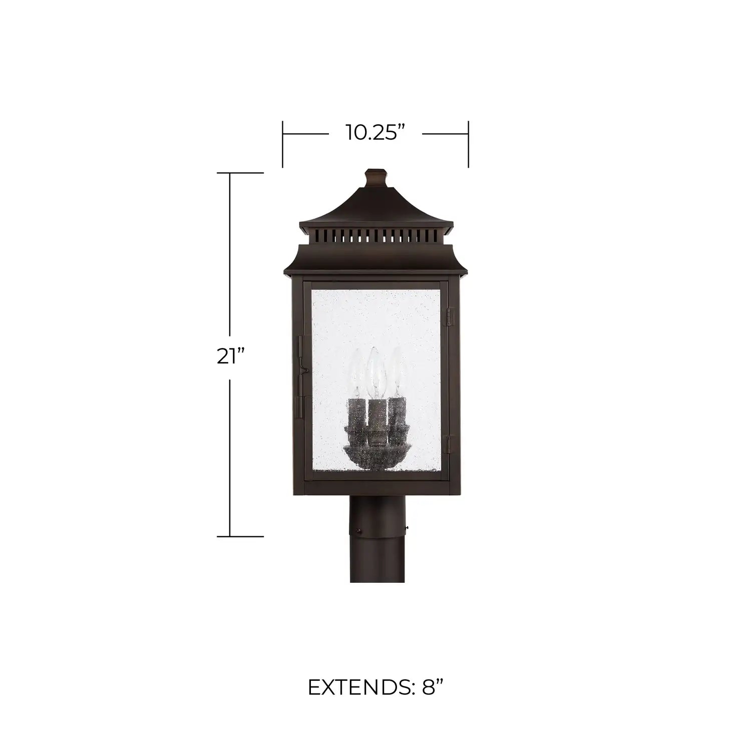 CAPITAL LIGHTING SUTTER CREEK OUTDOOR POST-LANTERN - Post