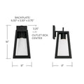 CAPITAL LIGHTING, LEIGHTON OUTDOOR WALL-LANTERN, OUTDOOR WALL LIGHTS