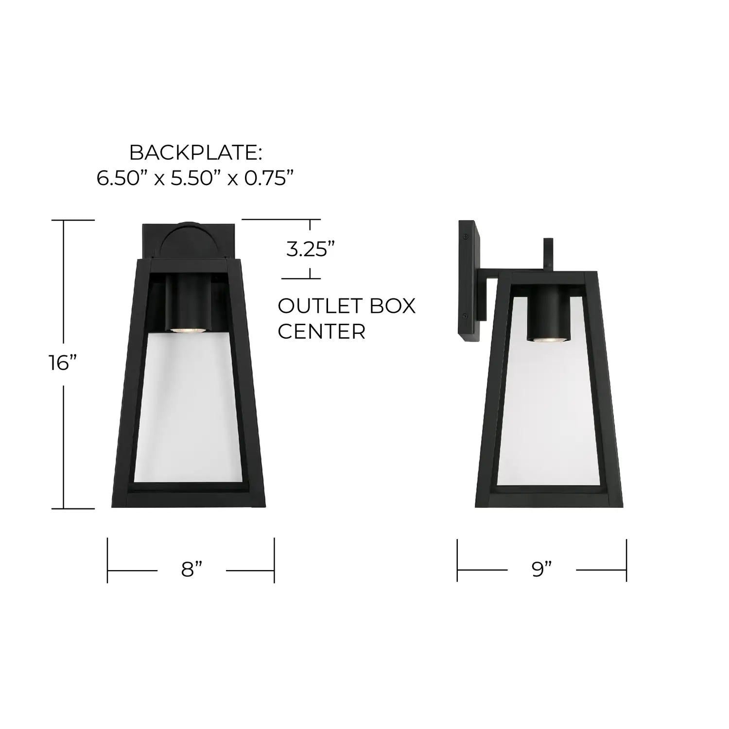 CAPITAL LIGHTING, LEIGHTON OUTDOOR WALL-LANTERN, OUTDOOR WALL LIGHTS