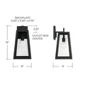 CAPITAL LIGHTING, LEIGHTON OUTDOOR WALL-LANTERN, OUTDOOR WALL LIGHTS