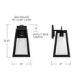 CAPITAL LIGHTING, LEIGHTON OUTDOOR WALL-LANTERN, OUTDOOR WALL LIGHTS