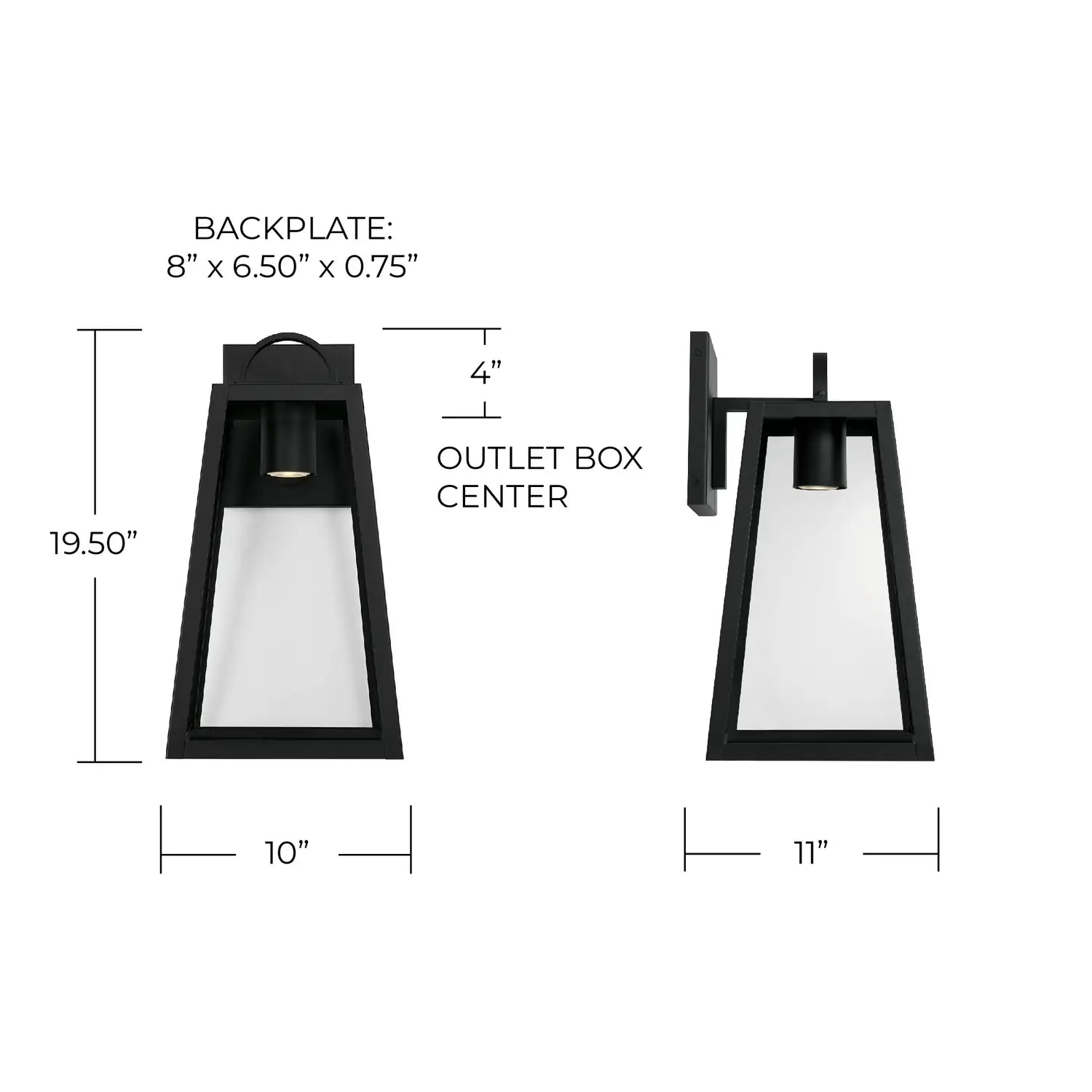 CAPITAL LIGHTING, LEIGHTON OUTDOOR WALL-LANTERN, OUTDOOR WALL LIGHTS
