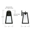 CAPITAL LIGHTING, LEIGHTON OUTDOOR WALL-LANTERN, OUTDOOR WALL LIGHTS