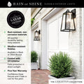CAPITAL LIGHTING, LEIGHTON OUTDOOR WALL-LANTERN, OUTDOOR WALL LIGHTS