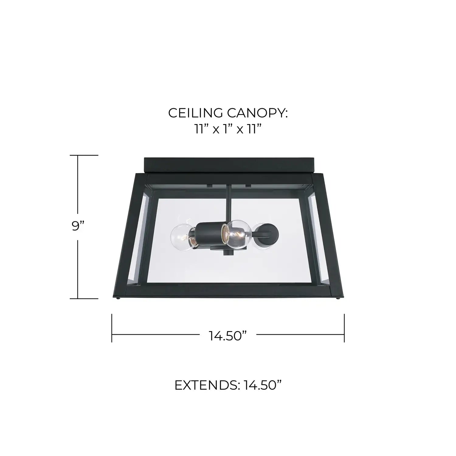 CAPITAL LIGHTING, LEIGHTON OUTDOOR FLUSH, OUTDOOR CEILING LIGHT