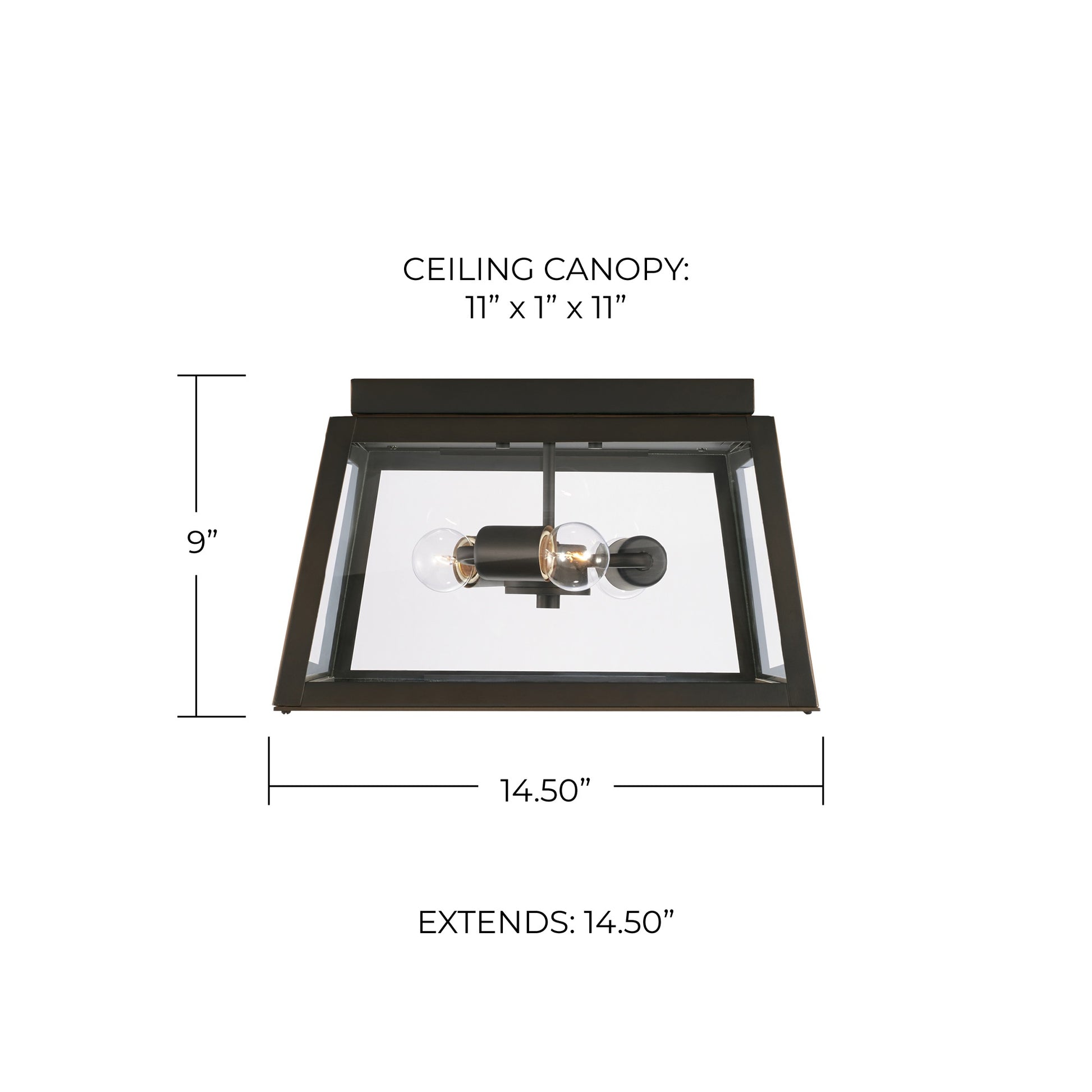 CAPITAL LIGHTING LEIGHTON OUTDOOR FLUSH