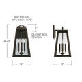 CAPITAL LIGHTING, LEIGHTON OUTDOOR WALL-LANTERN, OUTDOOR WALL LIGHTS